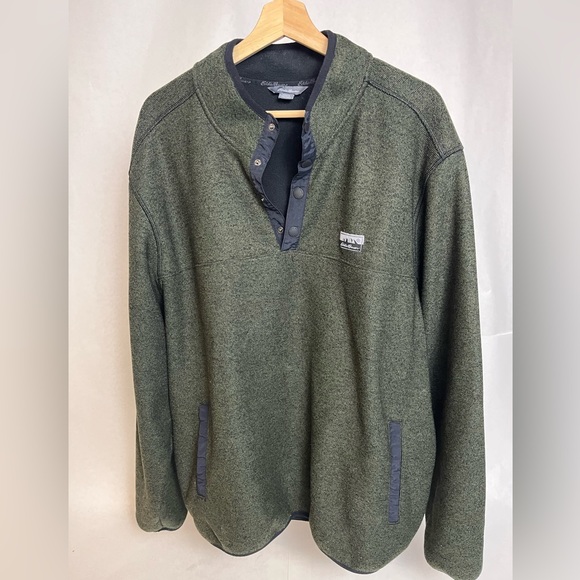 Eddie Bauer Men’s Olive Pullover - Picture 1 of 4